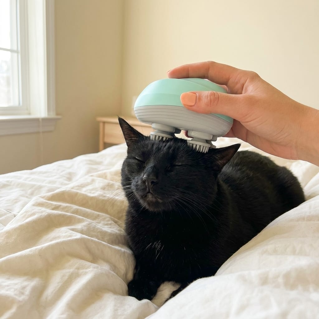 Lights low, purrs high.