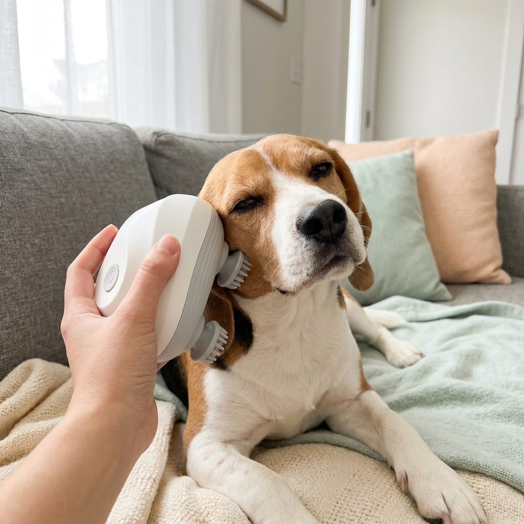 The ear-scratch, but make it automatic.
